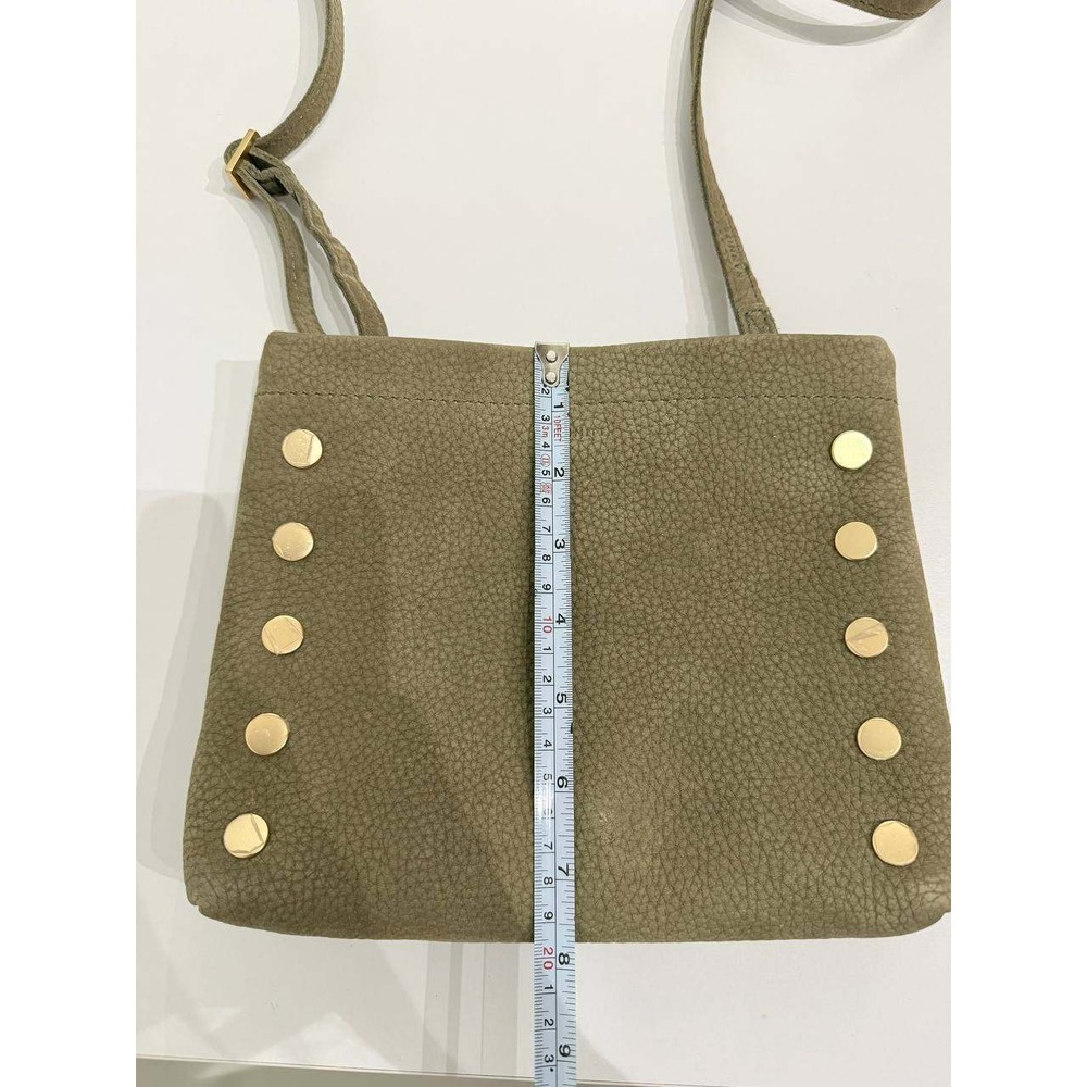Hammitt Olive Green Leather Crossbody Bag Gold Studded Purse Vintage 2022 - Picture 3 of 14